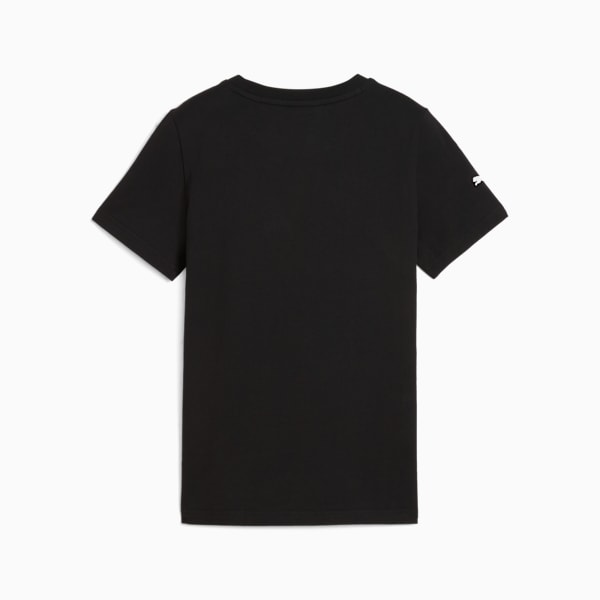 BMW M Motorsport Essentials Big Kids' Logo Tee, PUMA Black, extralarge