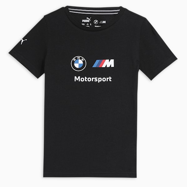 BMW M Motorsport Youth Logo Tee, PUMA Black, extralarge-IND