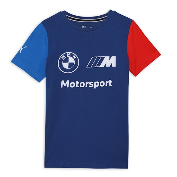BMW M Motorsport Youth Logo Tee, Pro Blue-M Color, extralarge-IND