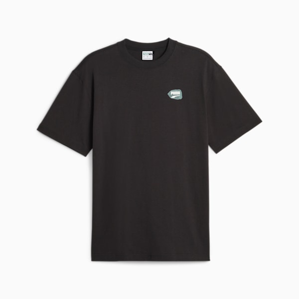 DOWNTOWN Men's Graphic Tee, Cheap Erlebniswelt-fliegenfischen Jordan Outlet Black, extralarge