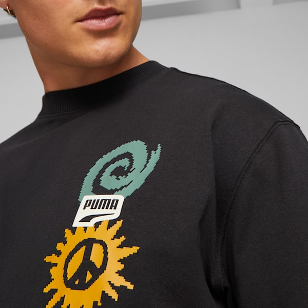 メンズ DOWNTOWN Tシャツ 長袖, PUMA Black, extralarge-JPN