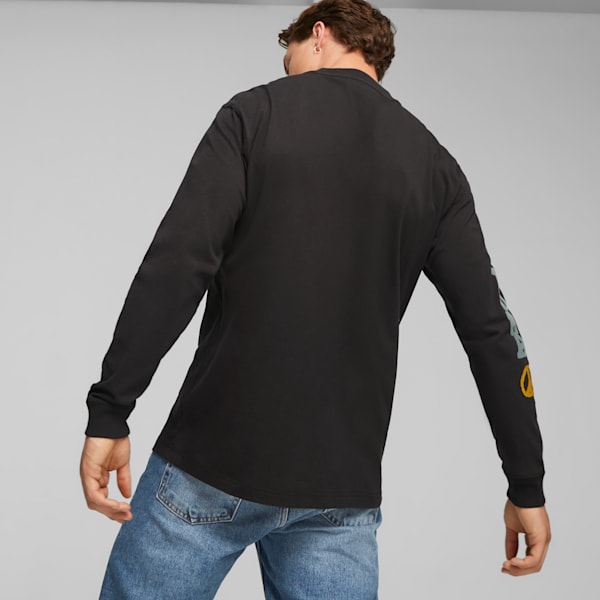 メンズ DOWNTOWN Tシャツ 長袖, PUMA Black, extralarge-JPN
