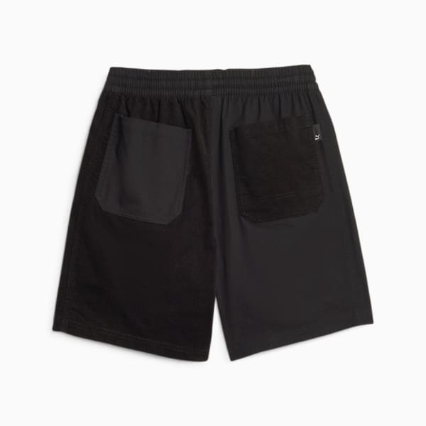 Downtown Men's Relaxed Corduroy Shorts, PUMA Black, extralarge-IND