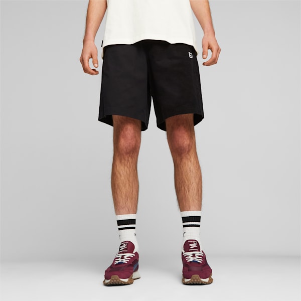 Downtown Men's Relaxed Corduroy Shorts, PUMA Black, extralarge-IND