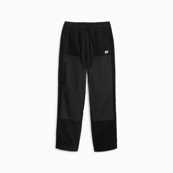 Downtown Men's Relaxed Corduroy Pants, PUMA Black, extralarge