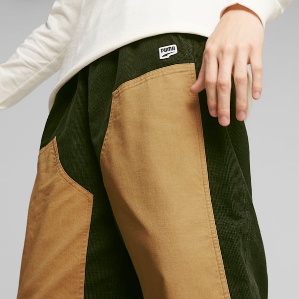 Downtown Men's Relaxed Corduroy Pants, Myrtle, extralarge