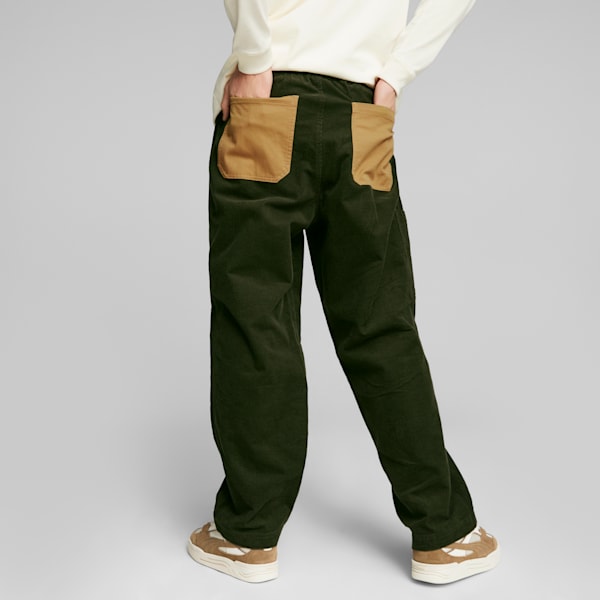 Downtown Men's Relaxed Corduroy Pants, Myrtle, extralarge