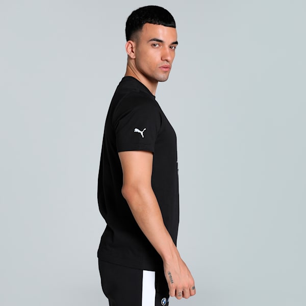 BMW M Motorsport Men's Car Graphic T-shirt, PUMA Black, extralarge-IND