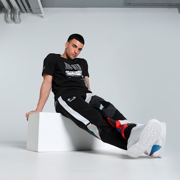 BMW M Motorsport Men's Car Graphic T-shirt, PUMA Black, extralarge-IND