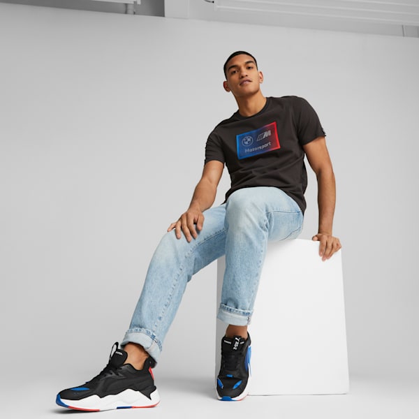 Playera con logotipo BMW M Motorsport para hombre, PUMA Black, extralarge