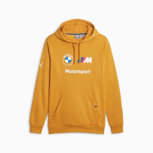 BMW M Motorsport Men's Fleece Hoodie, Amber, extralarge-IND