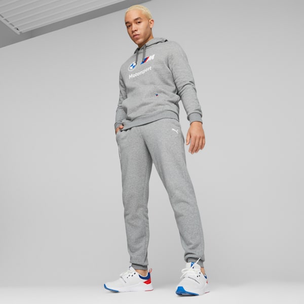 BMW M Motorsport Fleece Men's Pants, Medium Gray Heather, extralarge-IND