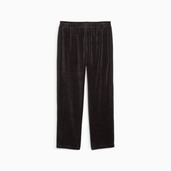 T7 Men's Velour Track Pants, PUMA Black, extralarge-GBR