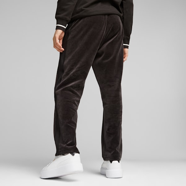 T7 Men's Velour Track Pants, PUMA Black, extralarge-GBR