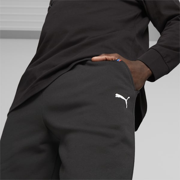 BMW M Motorsport Fleece Men's Shorts, PUMA Black, extralarge-IND