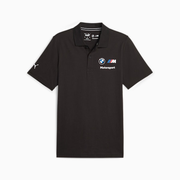 BMW M Motorsport Men's Polo, PUMA Black, extralarge-IND