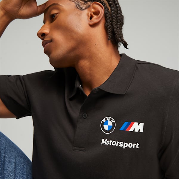 BMW M Motorsport Men's Polo, PUMA Black, extralarge-AUS