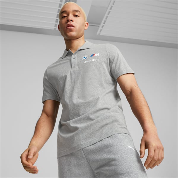 Polo BMW M Motorsport Homme, Medium Gray Heather, extralarge