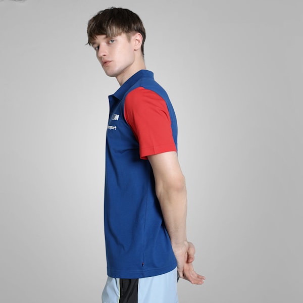 BMW M Motorsport Men's Polo, Pro Blue-M Color, extralarge-IND