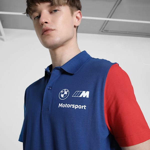 BMW M Motorsport Men's Polo, Pro Blue-M Color, extralarge-IND