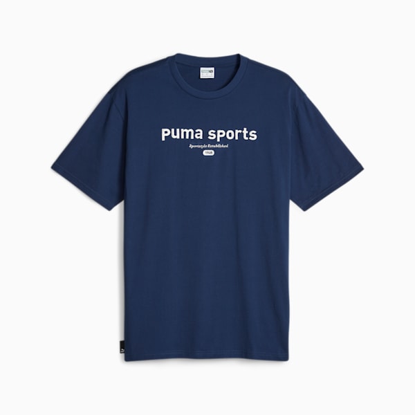 メンズ PUMA TEAM グラフィック Tシャツ, Persian Blue, extralarge-JPN