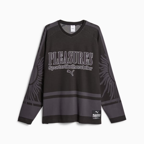 Jersey de hockey sobre hielo PUMA x PLEASURES para hombre, PUMA Black, extralarge