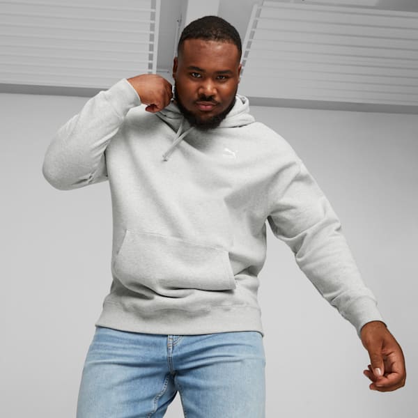 BETTER CLASSICS Men's Hoodie, Light Gray Heather, extralarge-GBR
