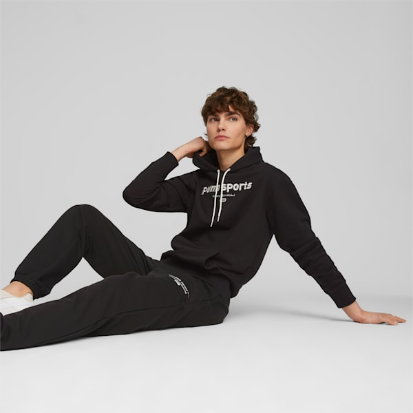 PUMA TEAM Men's Hoodie, PUMA Black, extralarge-GBR