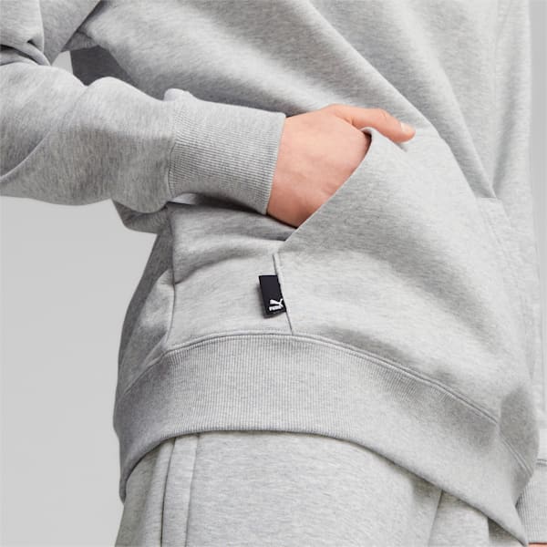 メンズ PUMA TEAM フーディー, Light Gray Heather, extralarge-JPN
