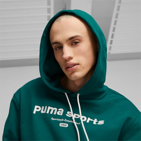 PUMA TEAM Men's Hoodie, Malachite, extralarge-GBR