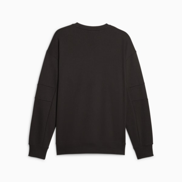 メンズ PUMA TEAM クルー スウェット, PUMA Black, extralarge-JPN