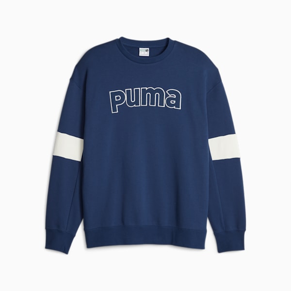 メンズ PUMA TEAM クルー スウェット, Persian Blue, extralarge-JPN