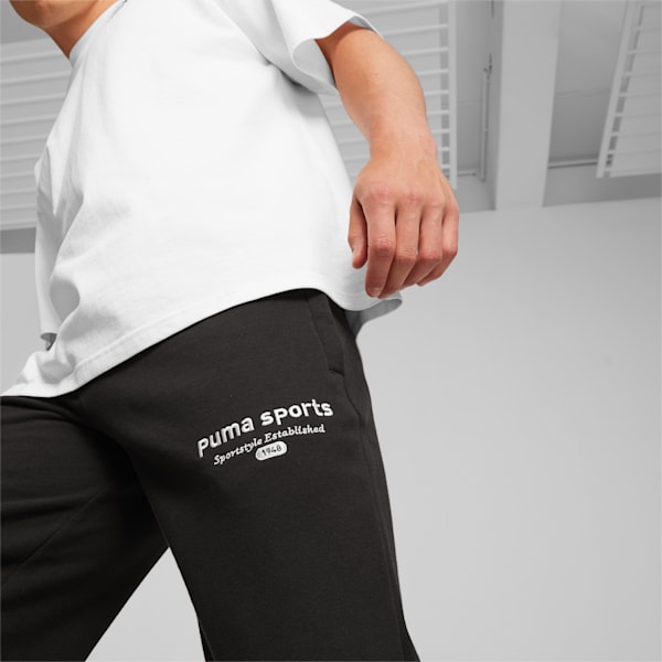PUMA TEAM Men's Sweatpants, PUMA Black, extralarge-GBR