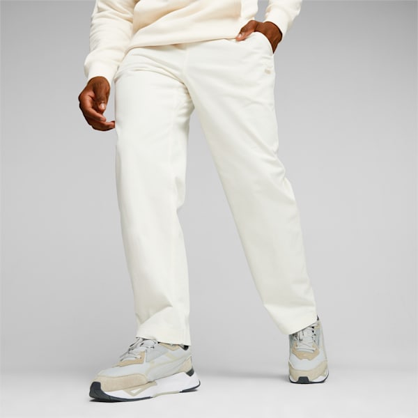 BETTER CLASSICS Men's Woven Sweat Pants, Frosted Ivory, extralarge-IND