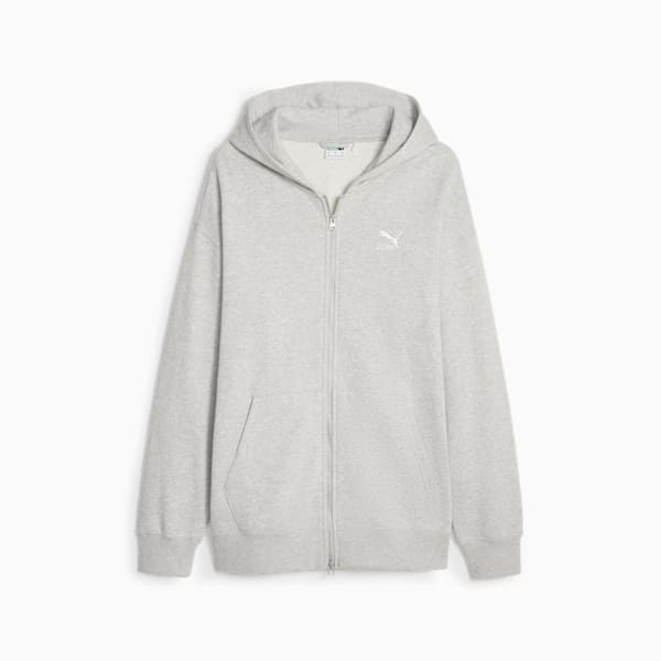 Better Classics Men's Relaxed Hoodie, Light Gray Heather, extralarge