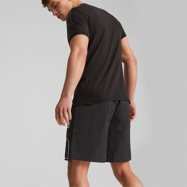 PUMA TEAM Men's Relaxed Fit Shorts, PUMA Black, extralarge-IND