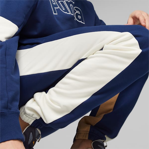 Pants Classics Block Hombre, Persian Blue-Warm White, extralarge
