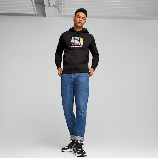 Classics Brand Love Men's Hoodie, PUMA Black, extralarge