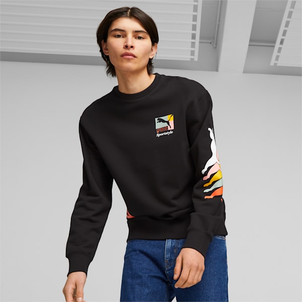 Classics Brand Love Men's Sweatshirt, PUMA Black, extralarge
