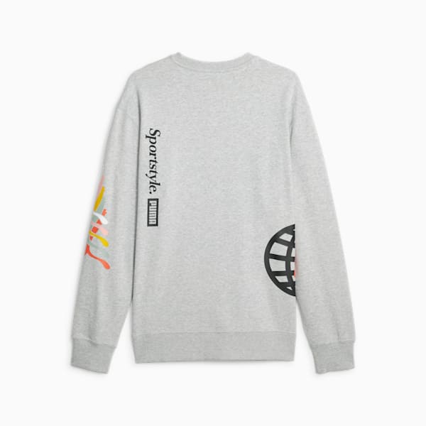 メンズ CLASSICS BRAND LOVE クルー スウェット, Light Gray Heather, extralarge-JPN