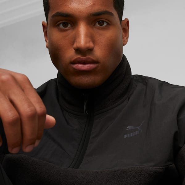 CLASSICS UTILITY Men's Half-Zip Jacket, PUMA Black, extralarge-GBR