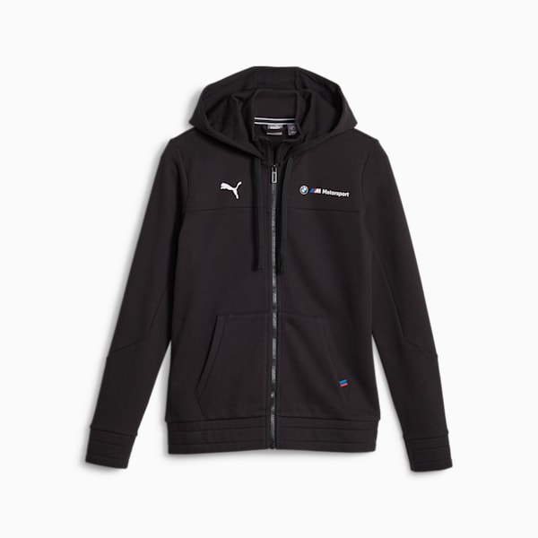 BMW M Motorsport Women's HDD Sweat Women's Jacket, PUMA Black, extralarge-IND