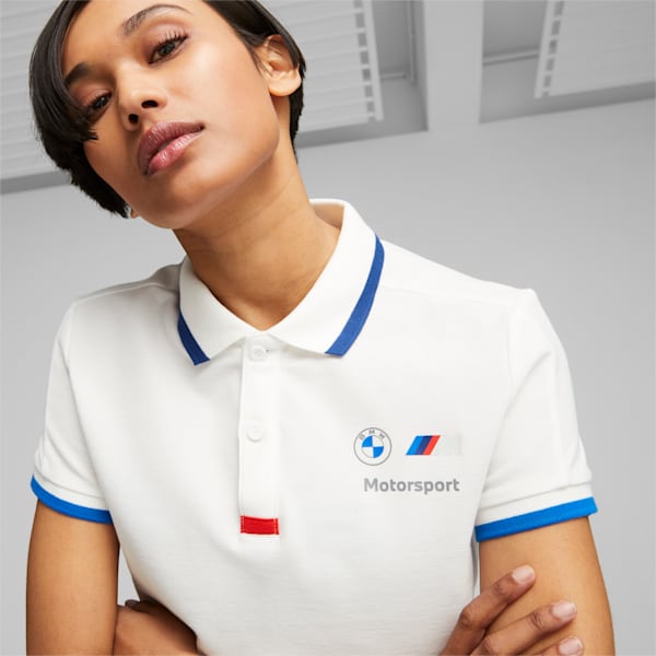 BMW M Motorsport Women's Polo Shirt, PUMA White, extralarge-IND