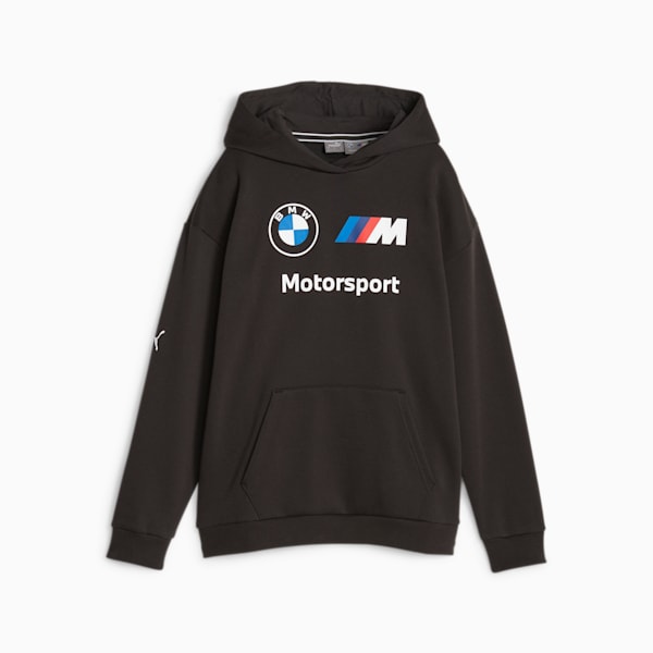 Sudadera con capucha BMW M Motorsport Essentials para mujer, PUMA Black, extralarge