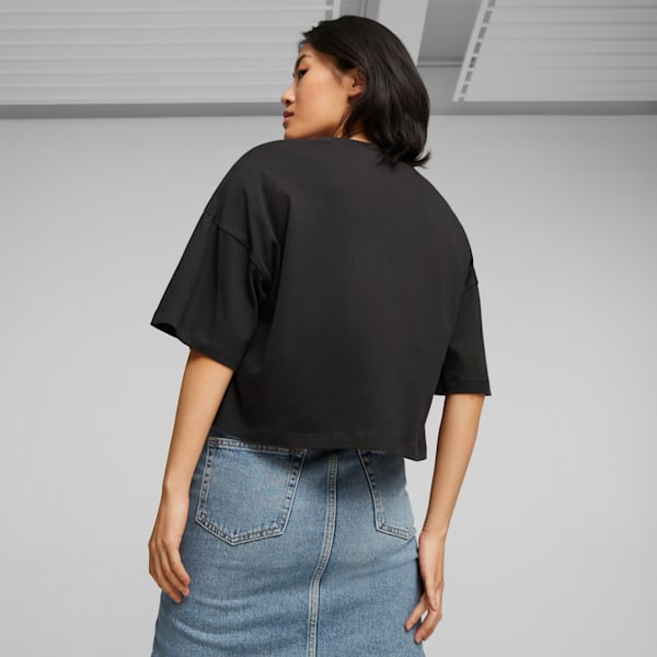 CLASSICS Women's Oversized Tee, PUMA Black, extralarge-GBR