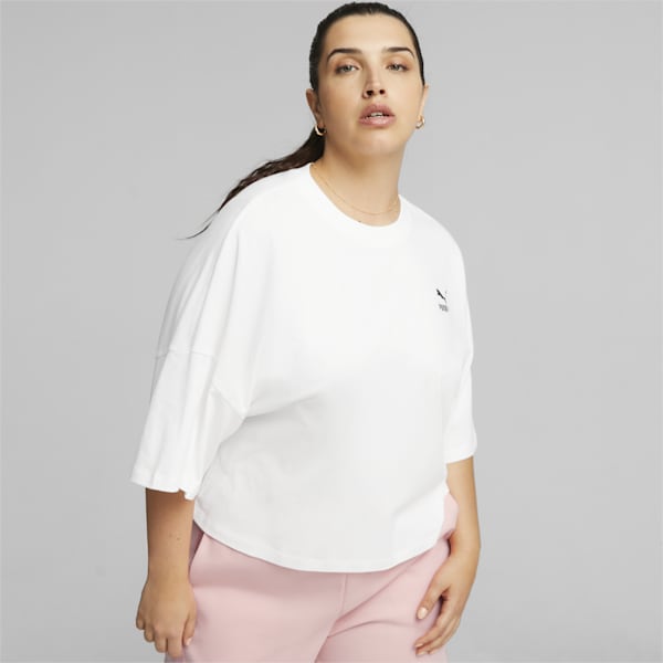 CLASSICS Women's Oversized Tee, PUMA White, extralarge