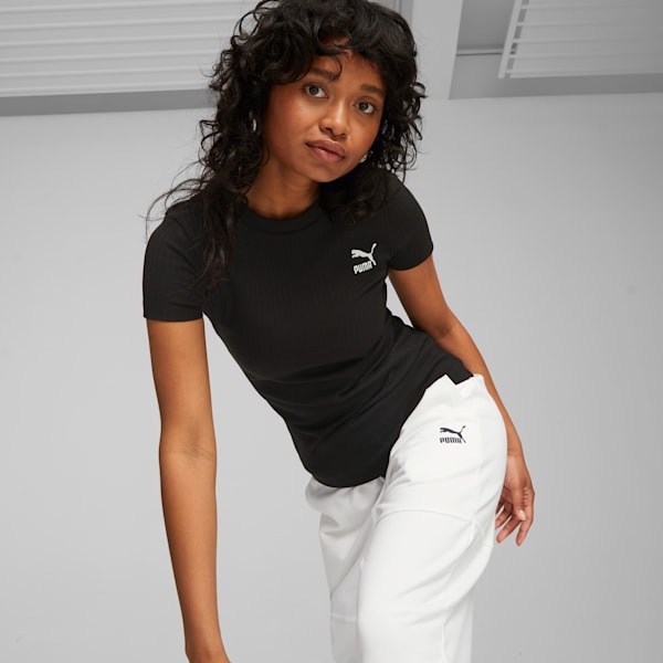 Classics Women's Ribbed Slim Tee | PUMA