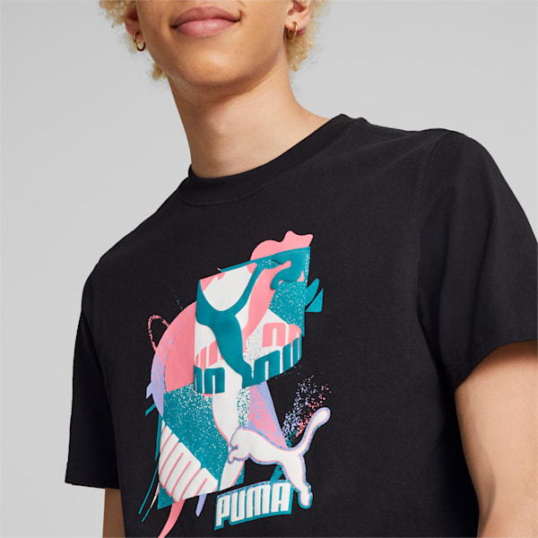 Fandom Graphic Men's T-Shirt, Puma Black, extralarge-IND