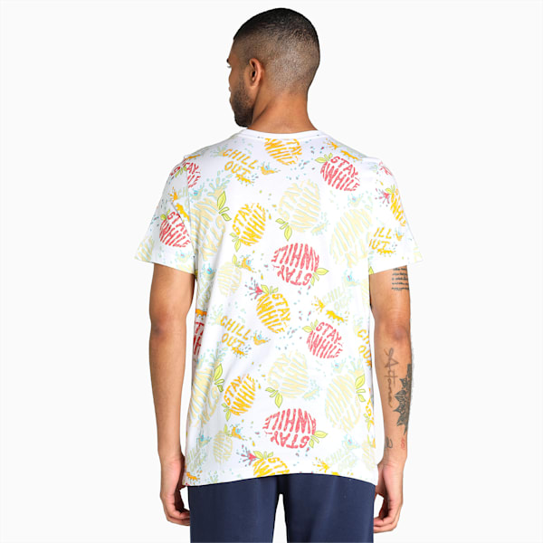 Summer Squeeze AOP Men's T-Shirt, Puma White-AOP, extralarge-IND