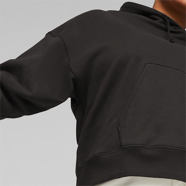 CLASSICS Women's Oversized Hoodie, PUMA Black, extralarge-IND